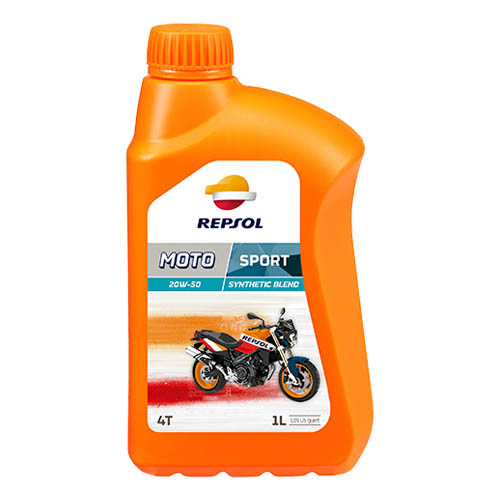 Купить масло четырехтактное 20W50 полусинтетическое REPSOL Moto Sport 4T 1 л Масло четырехтактное 20W50 полусинтетическое REPSOL Moto Sport 4T 1 л