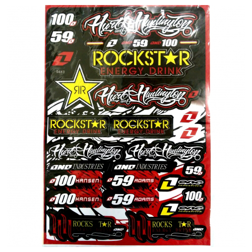 Наклейки для мототехники ROCKSTAR
