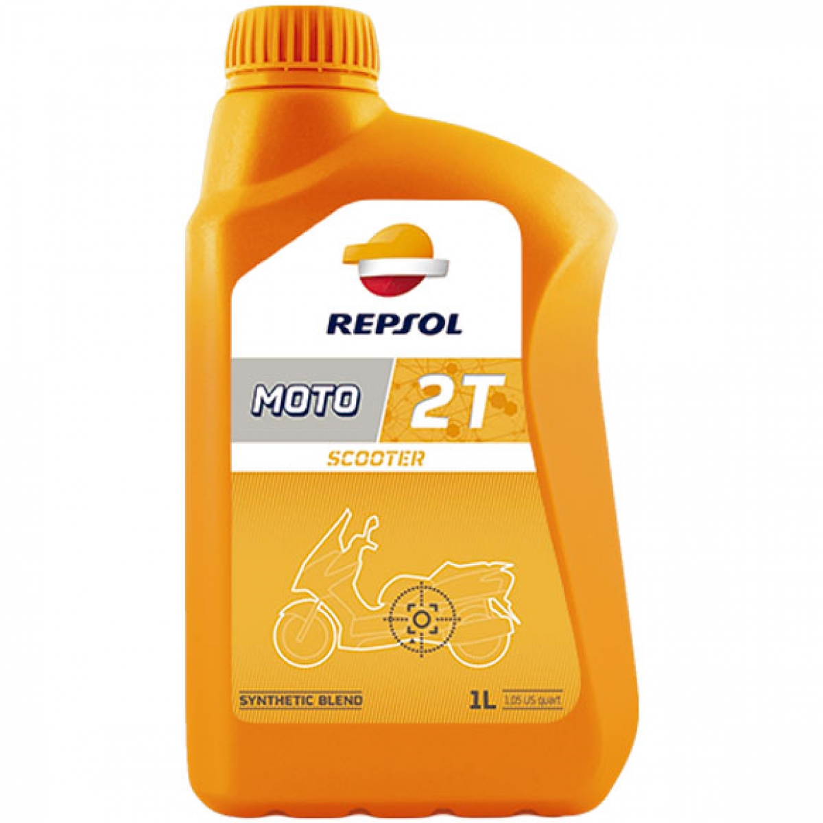 Масло REPSOL Moto Scooter 2T 1 л